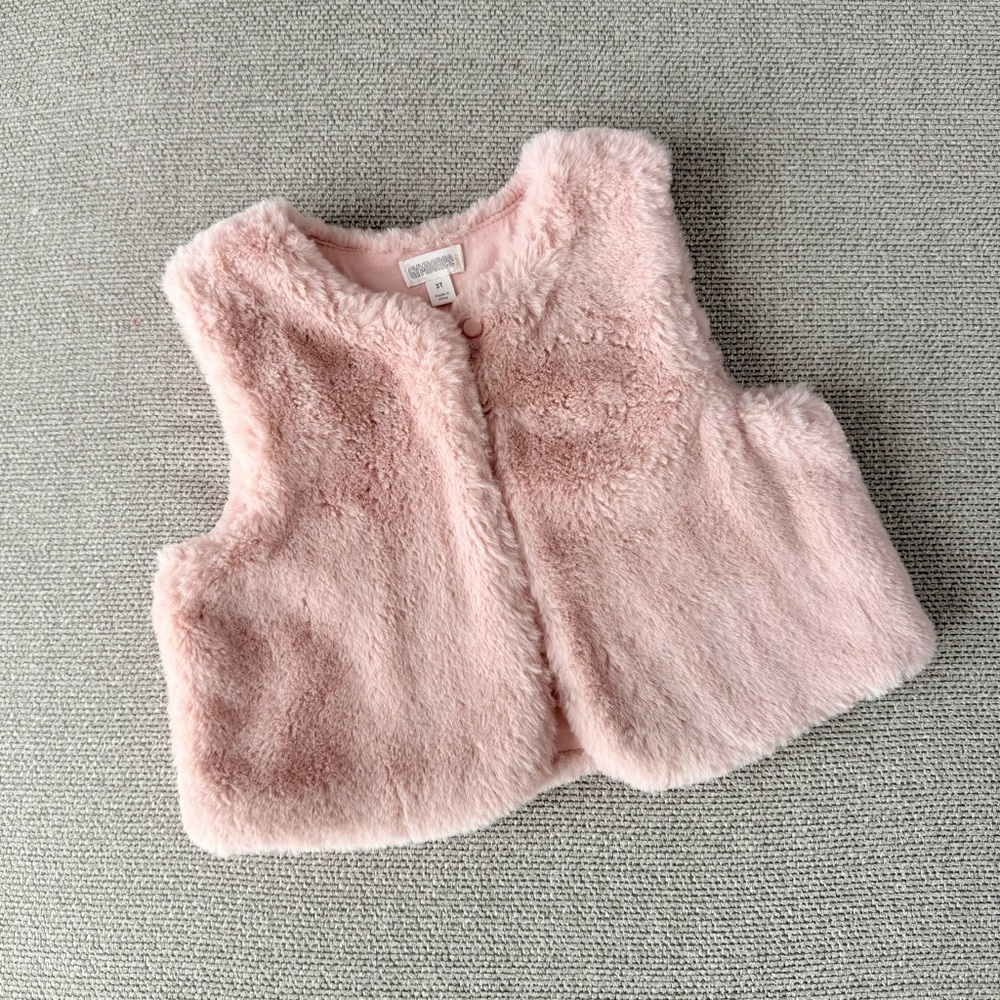 Gymboree Soft Pink Faux Fur Vest for Kids